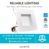 Luxrite 5"/6" Square LED Recessed Can Lights 5 CCT 2700K-5000K 12.5W (90W Equivalent) 1100LM Dimmable 6-Pack LR23788-6PK
